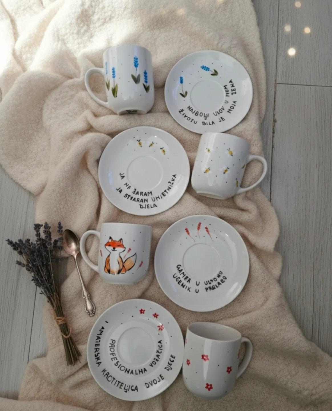 3D detalji na šalici